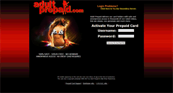 Desktop Screenshot of adultprepaid.com